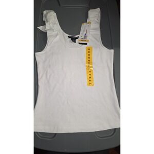 French Connection Bow Tank Top